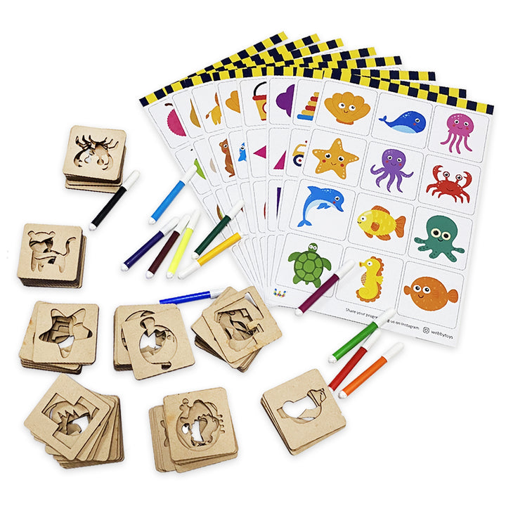 Webby Creative Drawing Wooden Kit