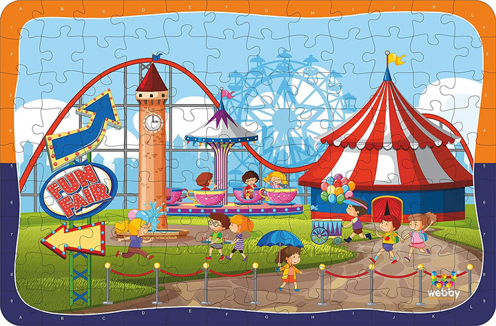 Webby Fun Fair Jigsaw Puzzle, 108 Pieces