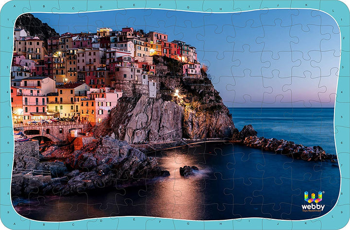 Webby Cinque Terre Jigsaw Puzzle, 108 Pieces