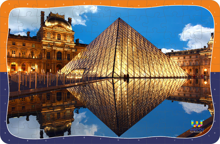 Webby The Louvre Wooden Jigsaw Puzzle, 108 Pieces