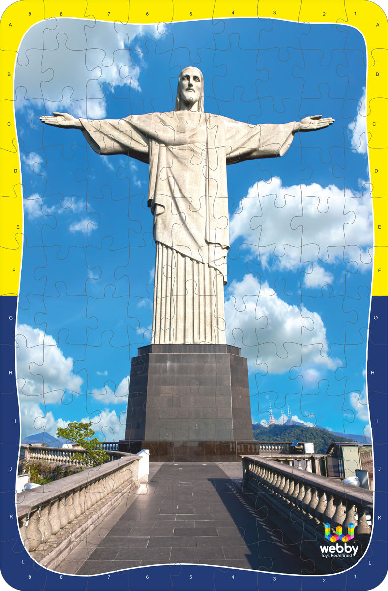 Webby Christ The Reedemer Wooden Jigsaw Puzzle, 108 Pieces