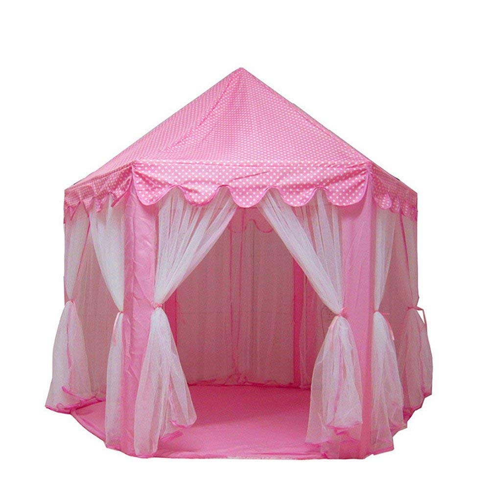 Webby Kids Indoor and Outdoor Castle Play Tent House (Pink)