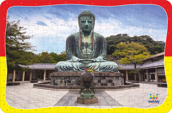 Webby The Great Buddha Wooden Jigsaw Puzzle, 108 Pieces