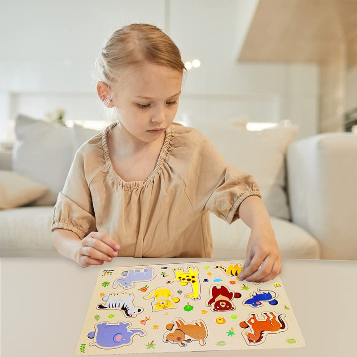 Webby 12x8 Wooden Board Finger Puzzle
