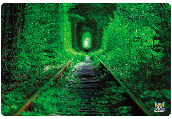 Webby The Tunnel of Love Wooden Jigsaw Puzzle, 252 pieces