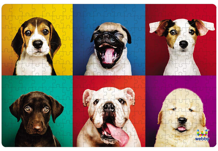 Webby Adorable Puppies Jigsaw Puzzle, 252 pieces