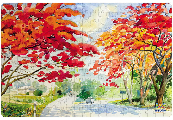 Webby The Landscape Painting Wooden Jigsaw Puzzle, 252 pieces