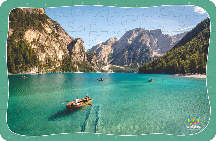 Webby Boating Wooden Jigsaw Puzzle, 108 Pieces