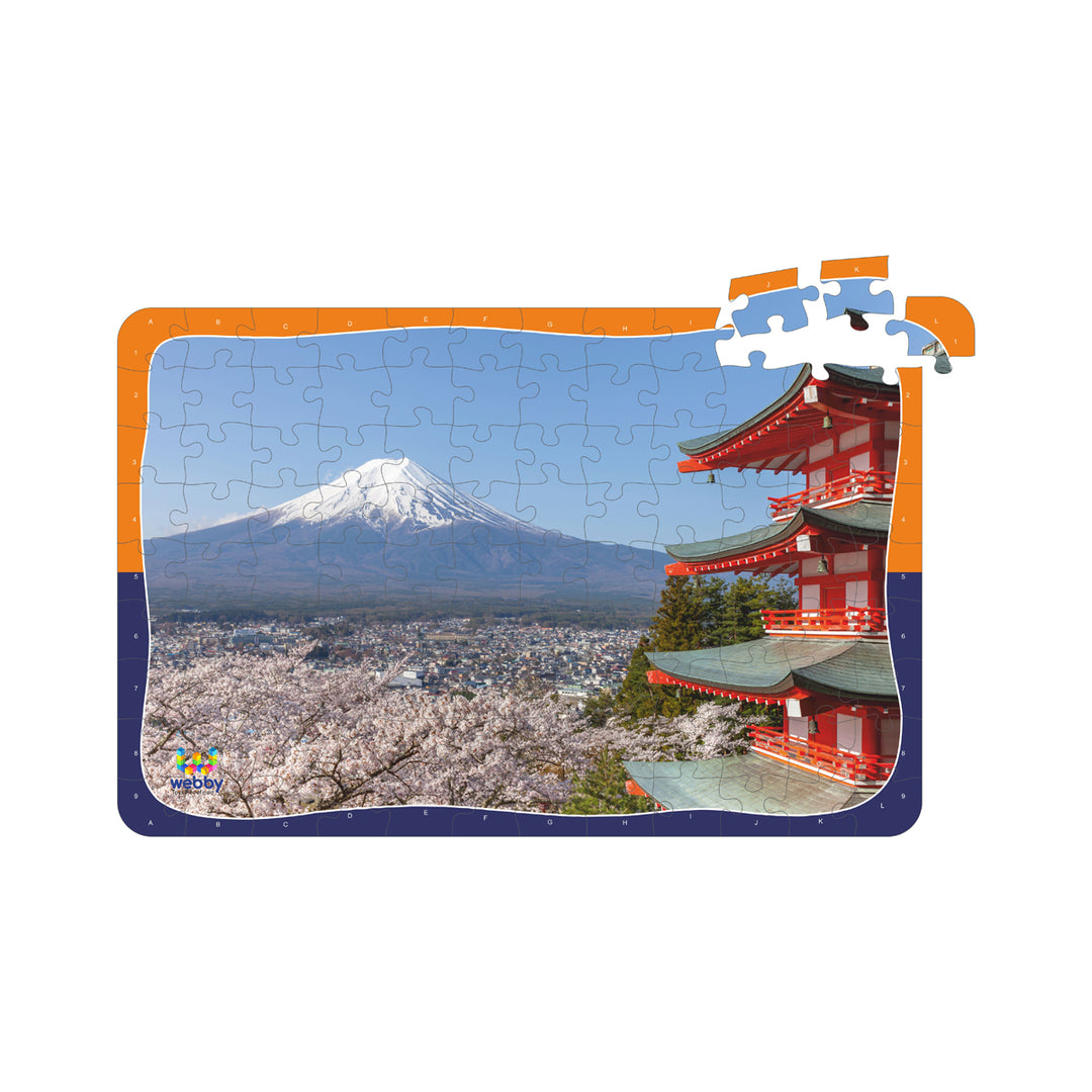 Webby Mount Fuji Wooden Jigsaw Puzzle, 108 Pieces