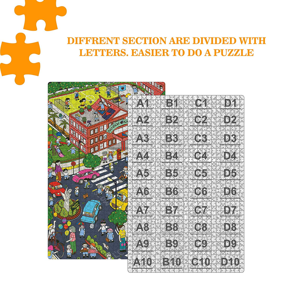 Webby After School Illustration Jigsaw Puzzle, 1000 Pieces