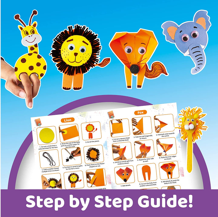 Webby DIY Art and Craft Finger Puppet Activity Kit