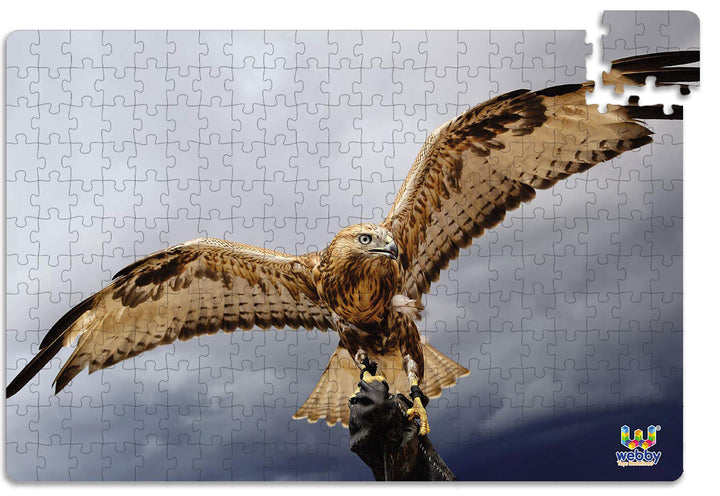 Webby Falcon with Spread Wings Wooden Jigsaw Puzzle, 252 pieces