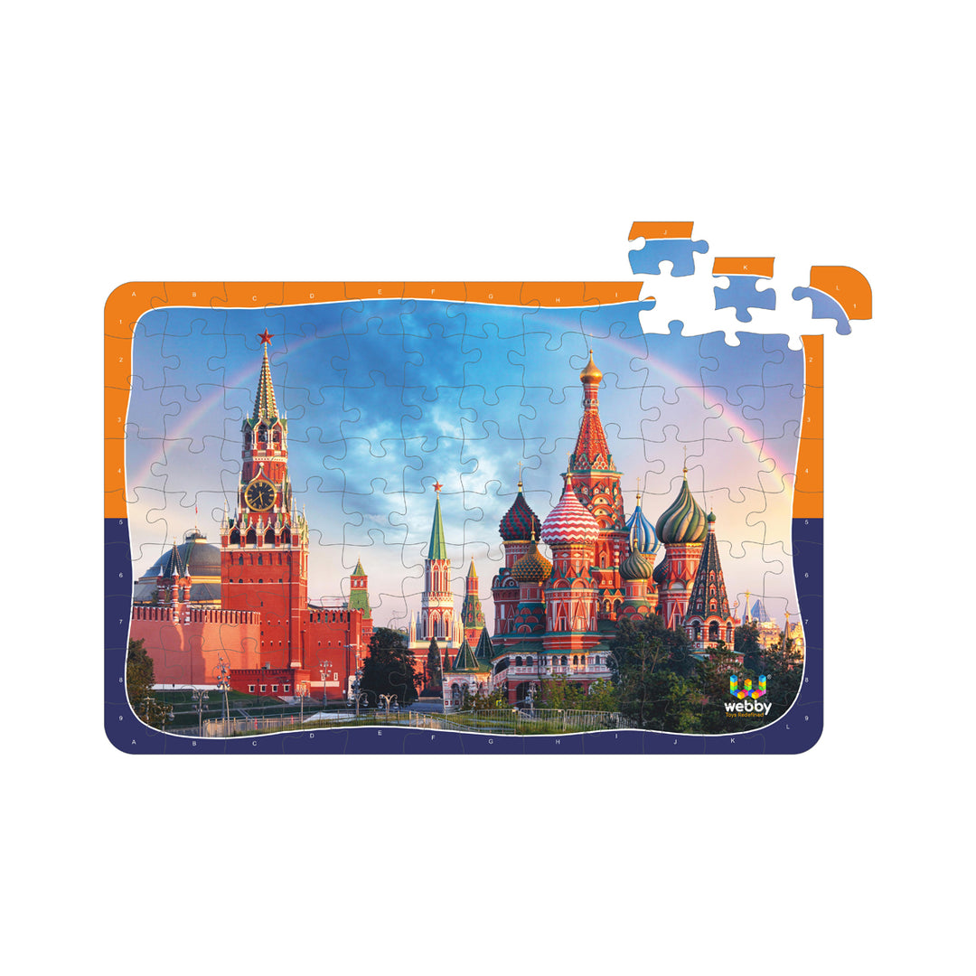 Webby St. Basil's Cathedral Wooden Jigsaw Puzzle, 108 Pieces