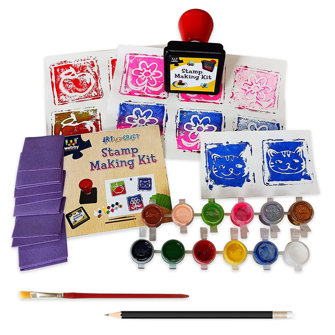Webby DIY Art and Craft Stamp Making Kit