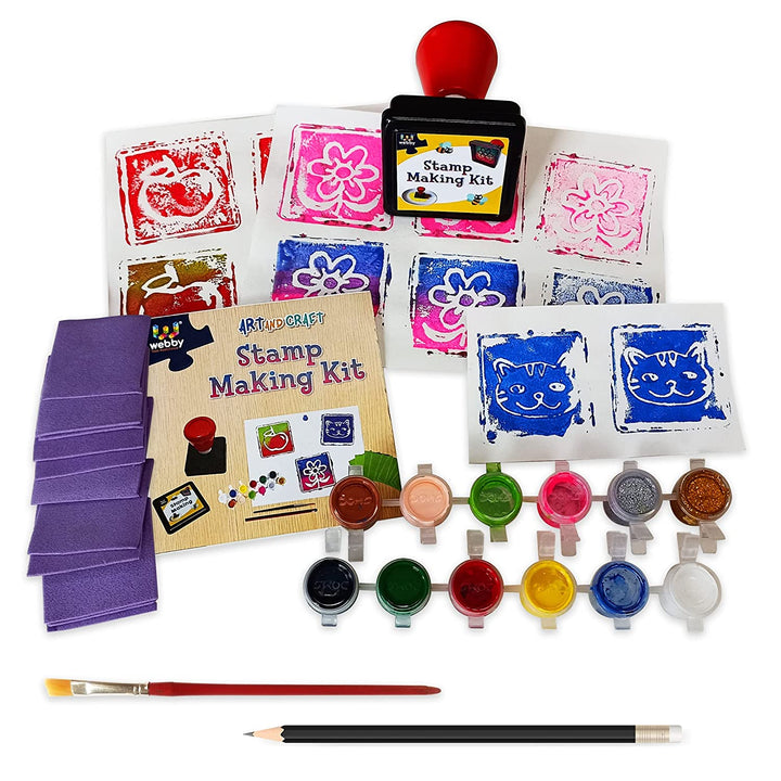 Webby DIY Art and Craft Stamp Making Kit
