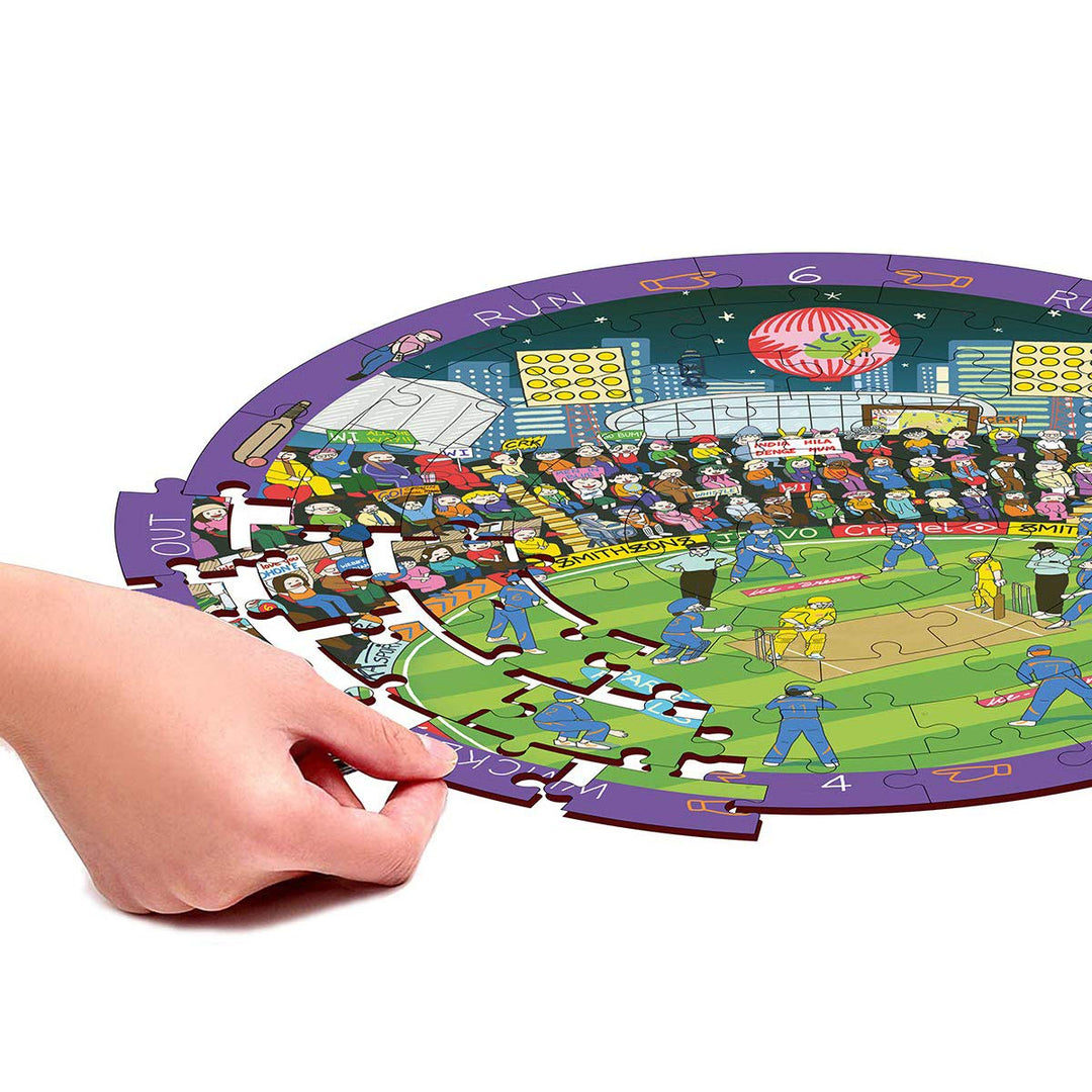 Webby Wooden Jigsaw Puzzles for Kids, 60 Pcs