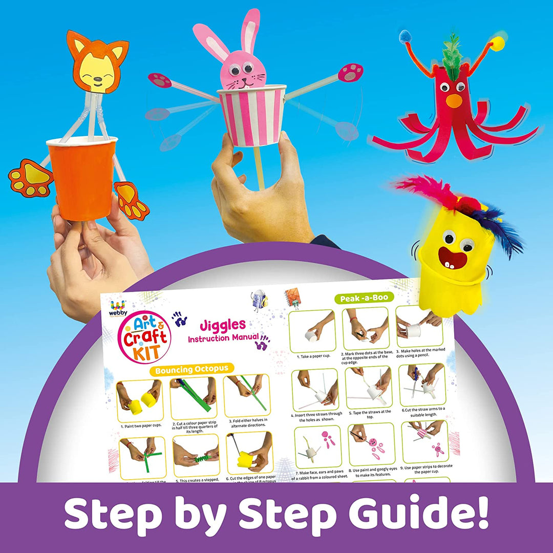 Webby DIY Art and Craft Jiggles Activity Kit