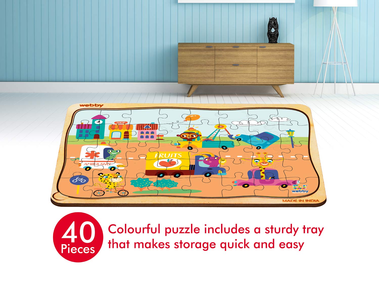 Wooden sales floor puzzle