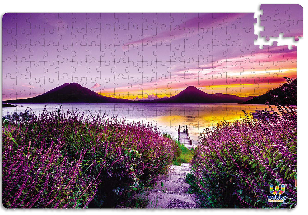 Webby Lavender Farms Jigsaw Puzzle, 252 pieces
