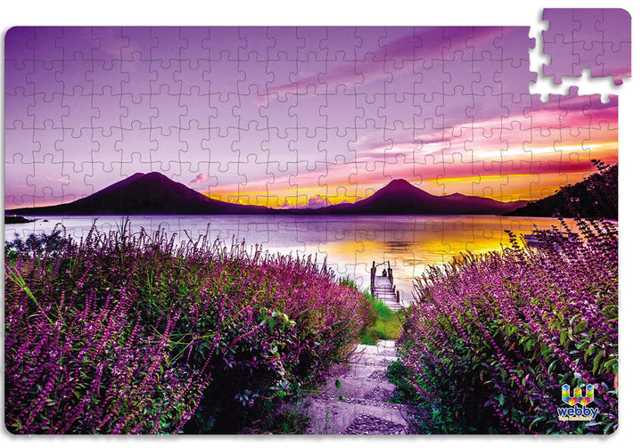 Webby Lavender Farms Jigsaw Puzzle, 252 pieces