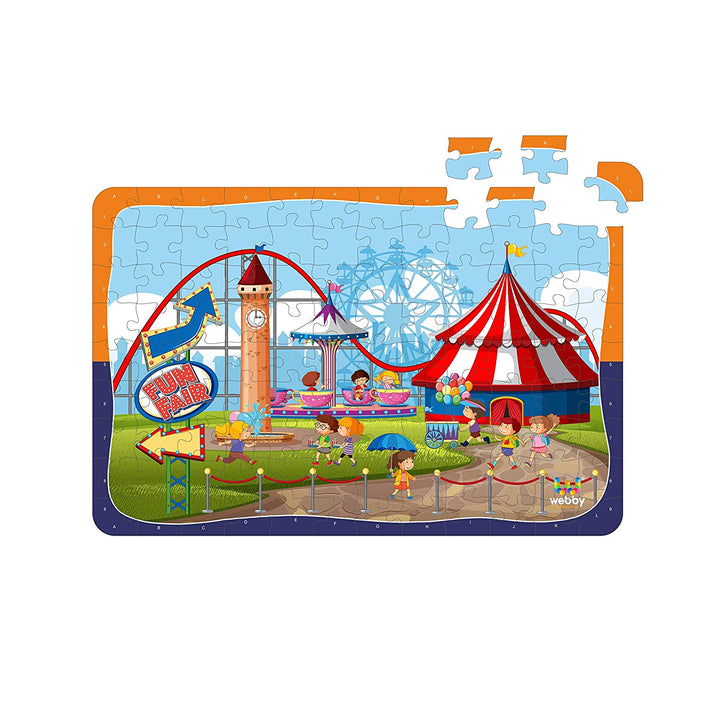 Webby Fun Fair Jigsaw Puzzle, 108 Pieces