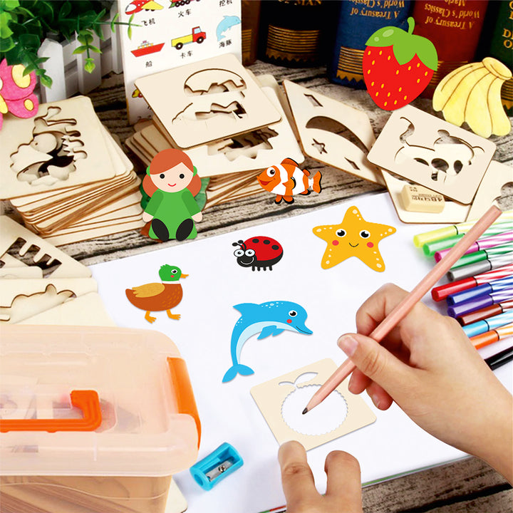 Webby Creative Drawing Wooden Kit