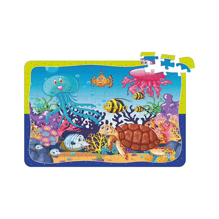Webby Underwater Animals Jigsaw Puzzle, 108 Pieces