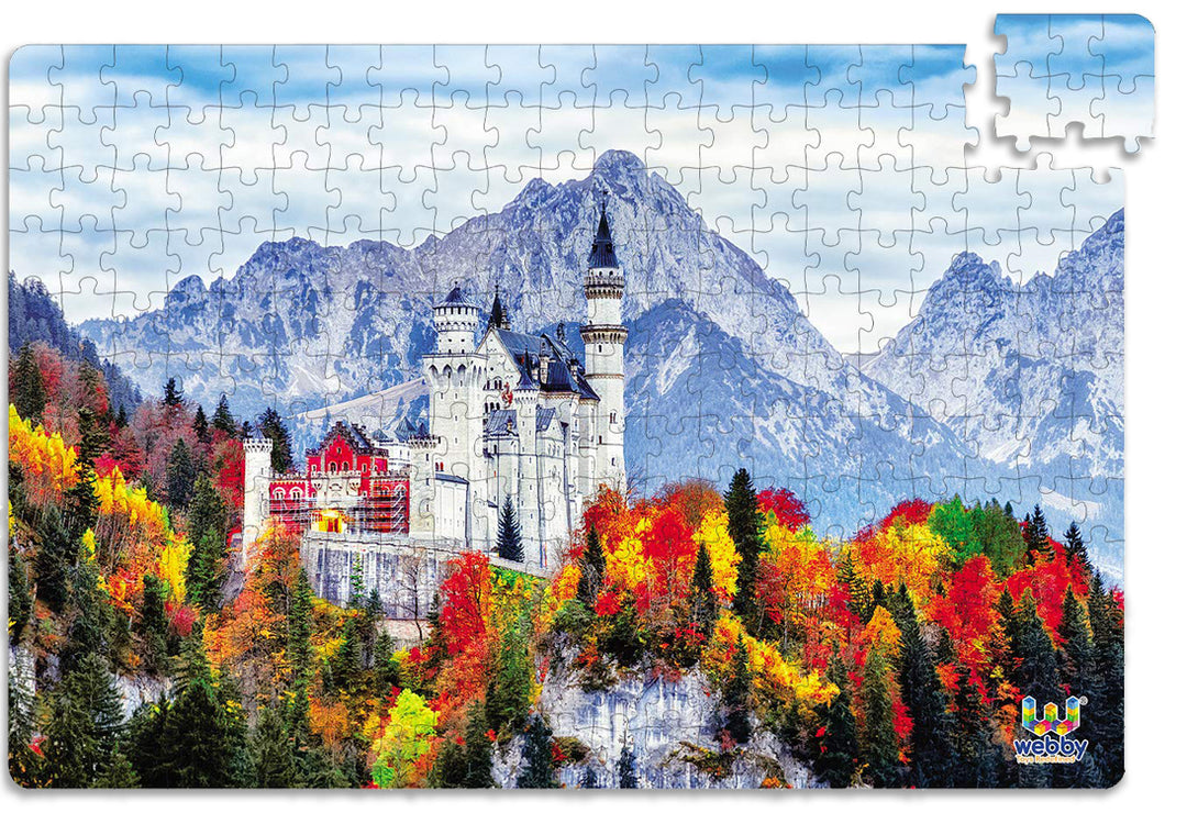 Webby Neuschwanstein Medieval Castle Jigsaw Puzzle, 252 pieces