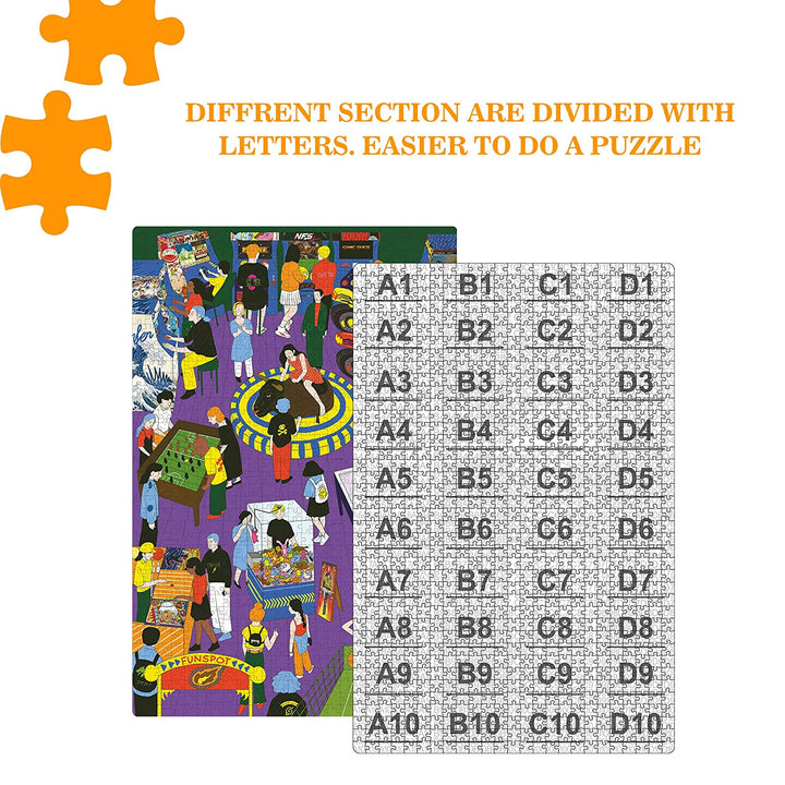 Webby Gaming Arcade Wooden Puzzle, 1000 Pieces