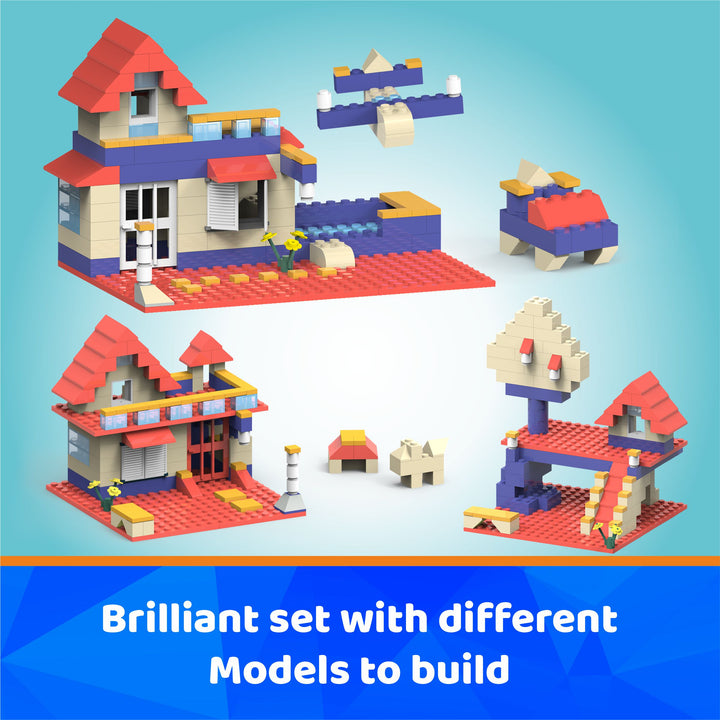 Webby Pool House ABS Building Blocks Kit, 182 Pcs