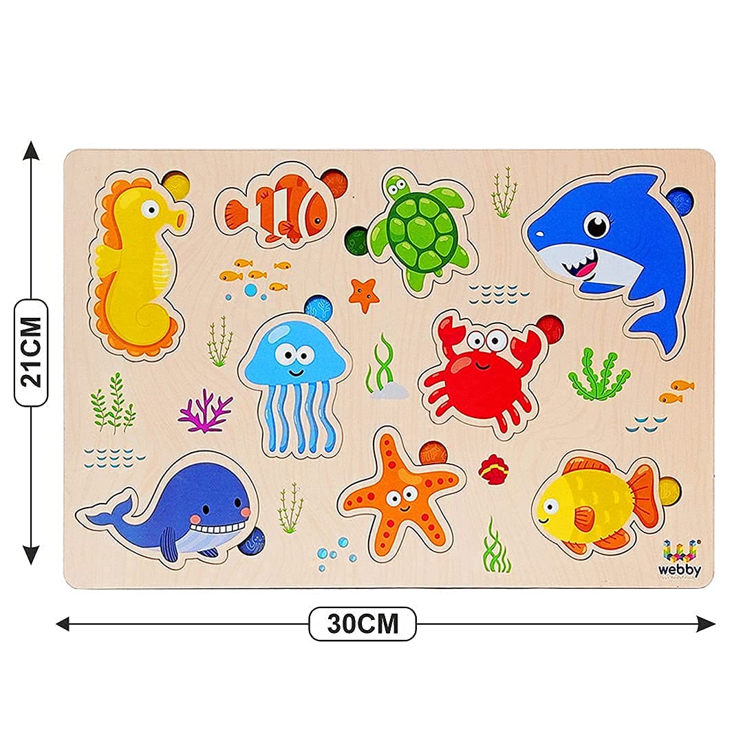Webby 12x8 Wooden Board Finger Puzzle
