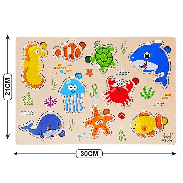 Webby 12x8 Wooden Board Finger Puzzle