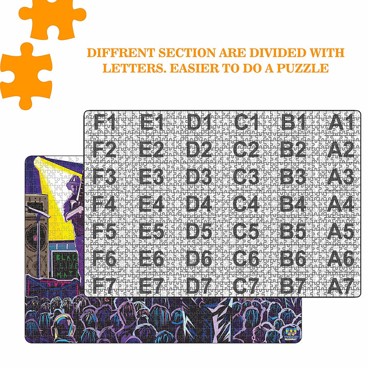 Webby Music Concert Wooden Puzzle, 1000 Pieces