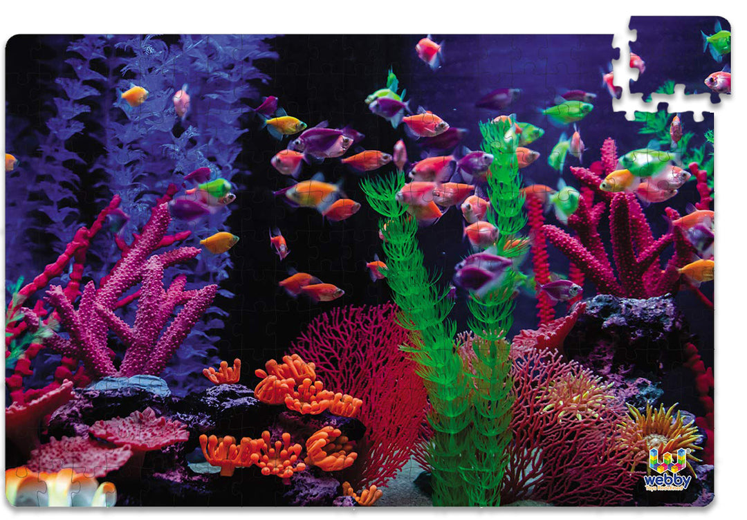 Webby Aquarium Fishes Jigsaw Puzzle, 252 pieces