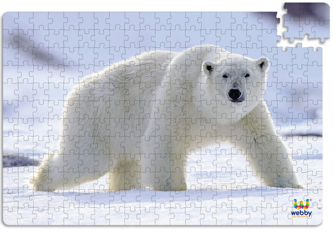 Webby The Polar Bear Jigsaw Puzzle, 252 pieces