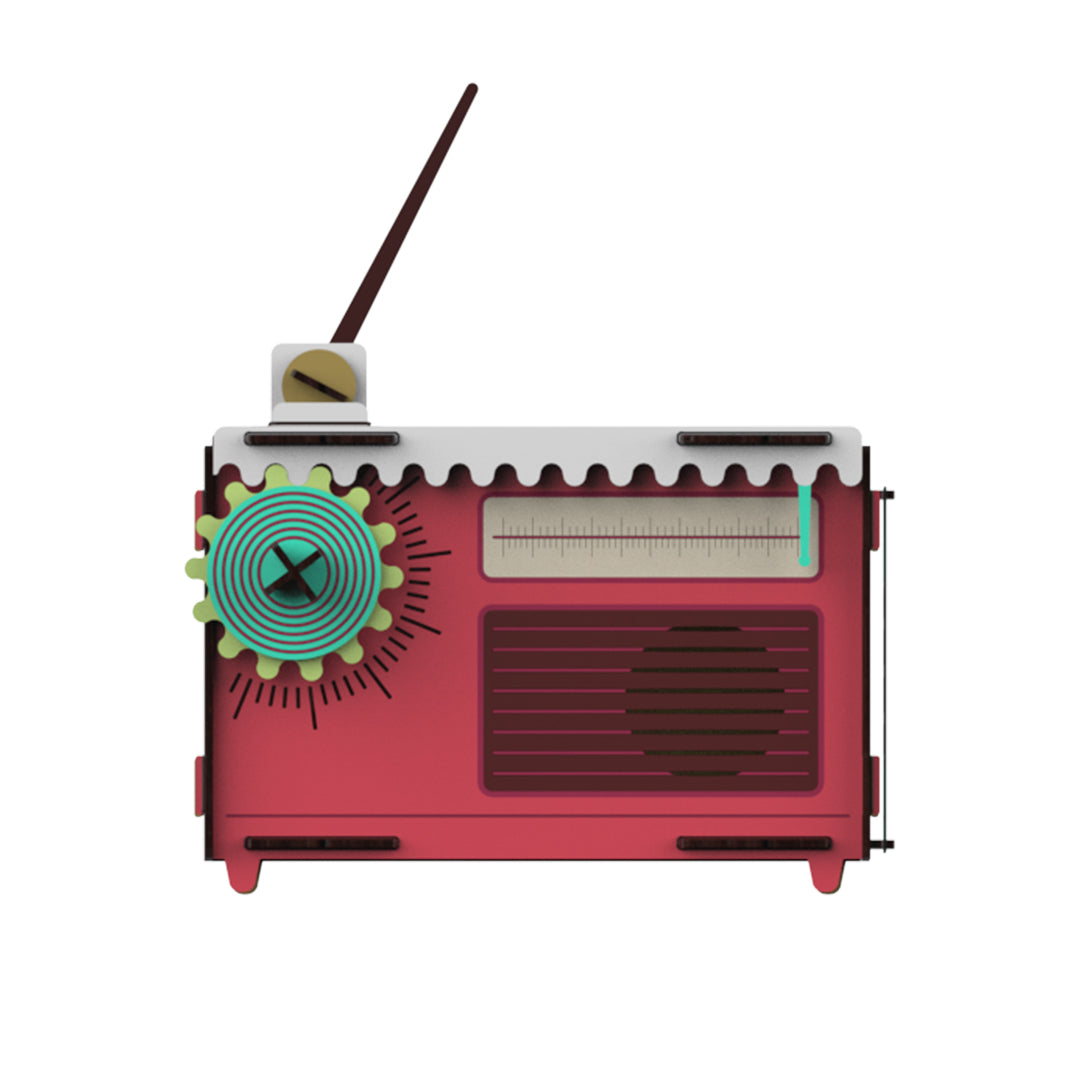 Webby DIY Art and Craft Vintage Radio Box