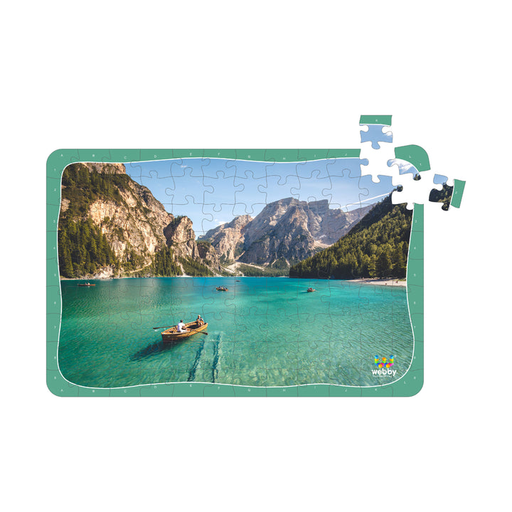 Webby Boating Wooden Jigsaw Puzzle, 108 Pieces