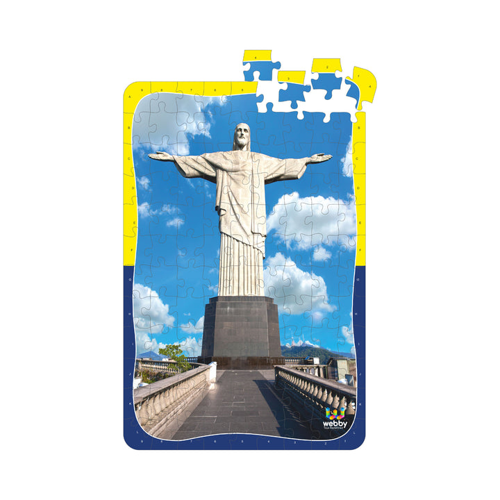 Webby Christ The Reedemer Wooden Jigsaw Puzzle, 108 Pieces