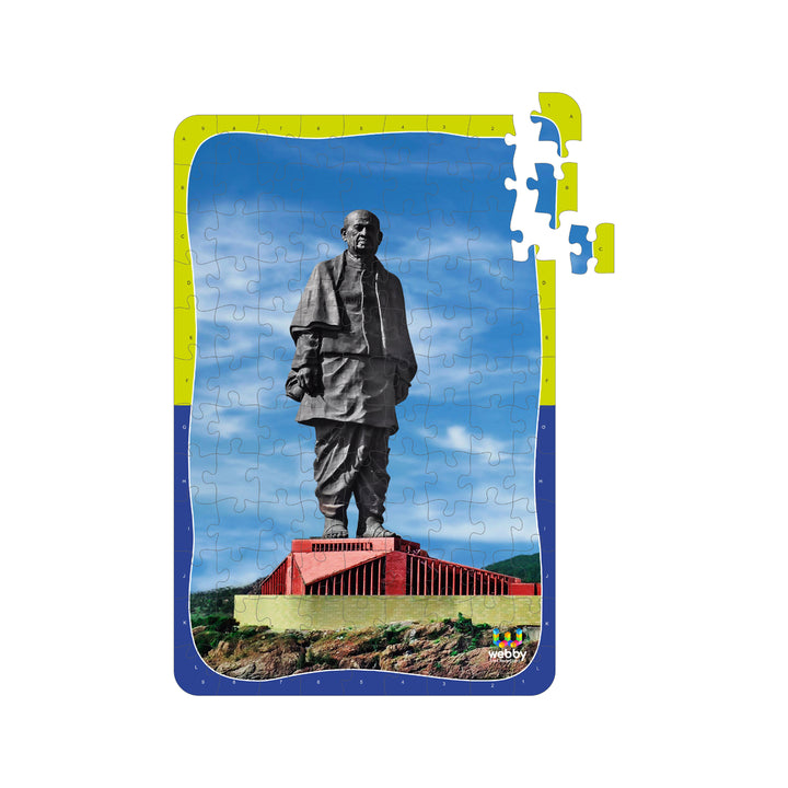 Webby Statue of Unity Jigsaw Puzzle, 108 Pieces- Multicolour