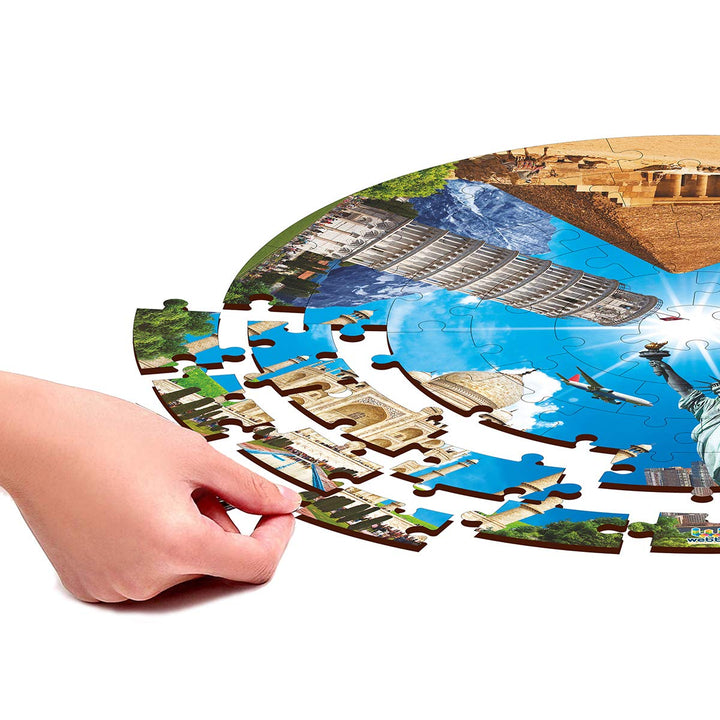 Webby Wooden Jigsaw Puzzles for Kids, 60 Pcs