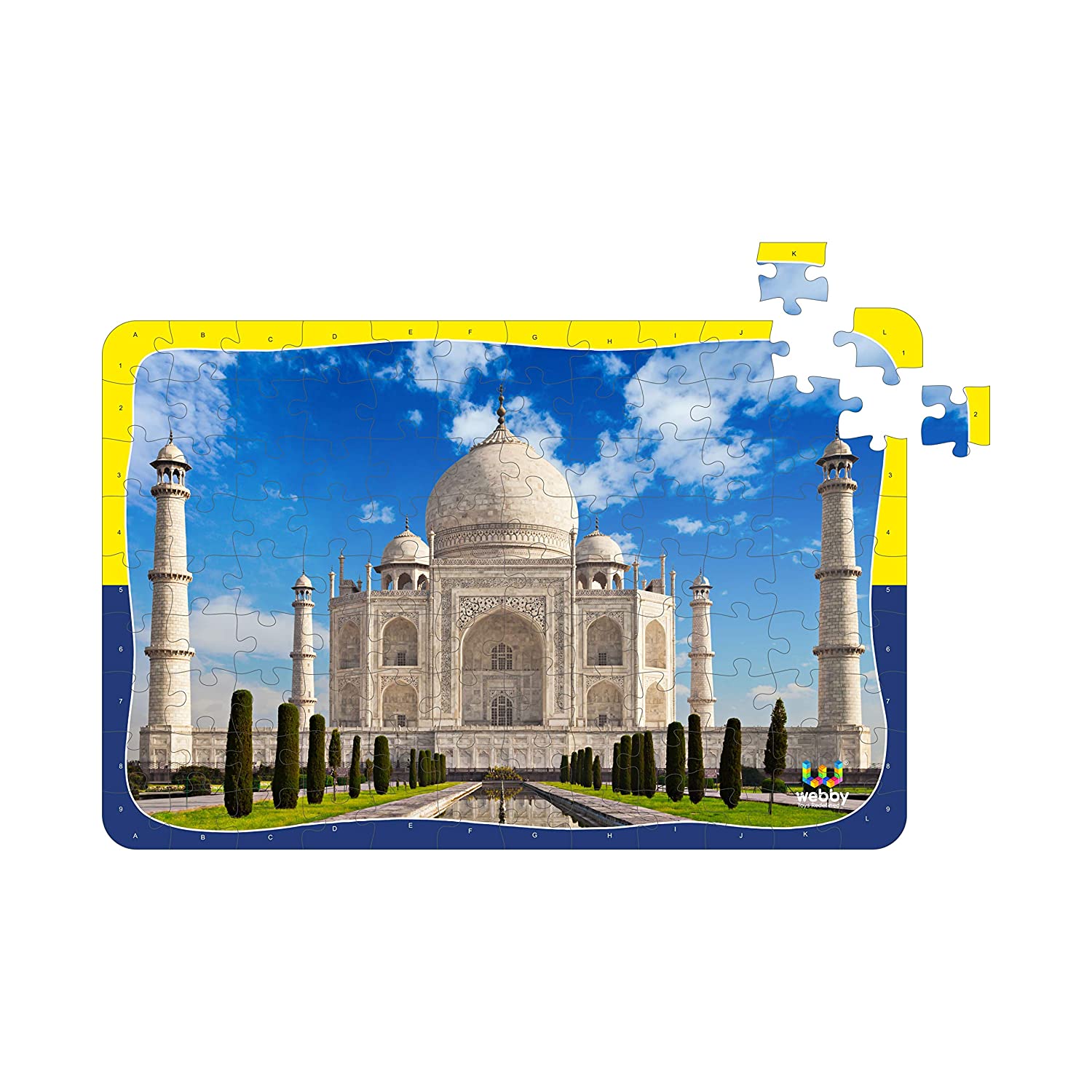Webby Taj Mahal Jigsaw Puzzle, 108 Pieces – Webby Toys