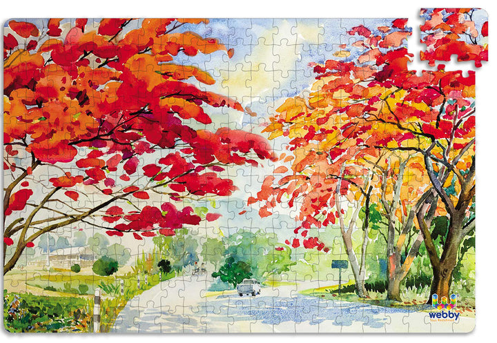 Webby The Landscape Painting Wooden Jigsaw Puzzle, 252 pieces