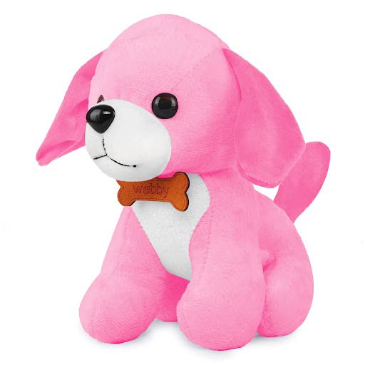Webby Soft Animal Plush Standing Dog Toy 20cm
