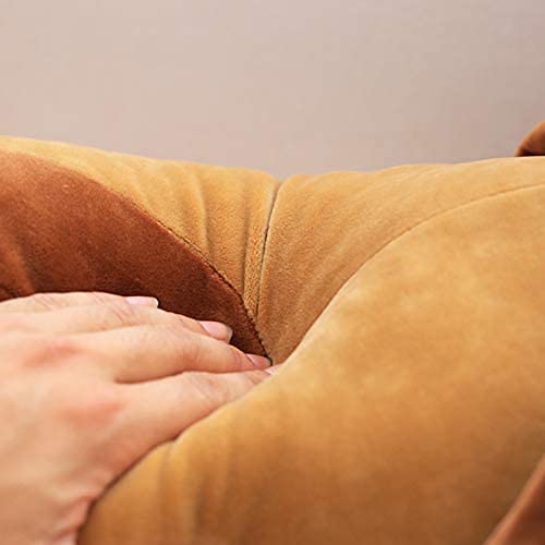 Webby Premium Soft Sleeping Dog Hugging Pillow Soft Toys 48 CM, Brown