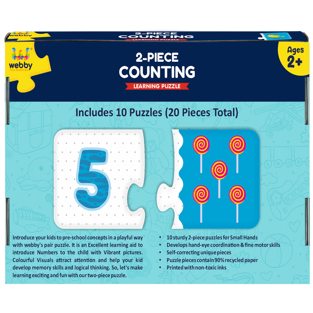 Webby 2 Pieces Learning Pack Jigsaw Puzzle
