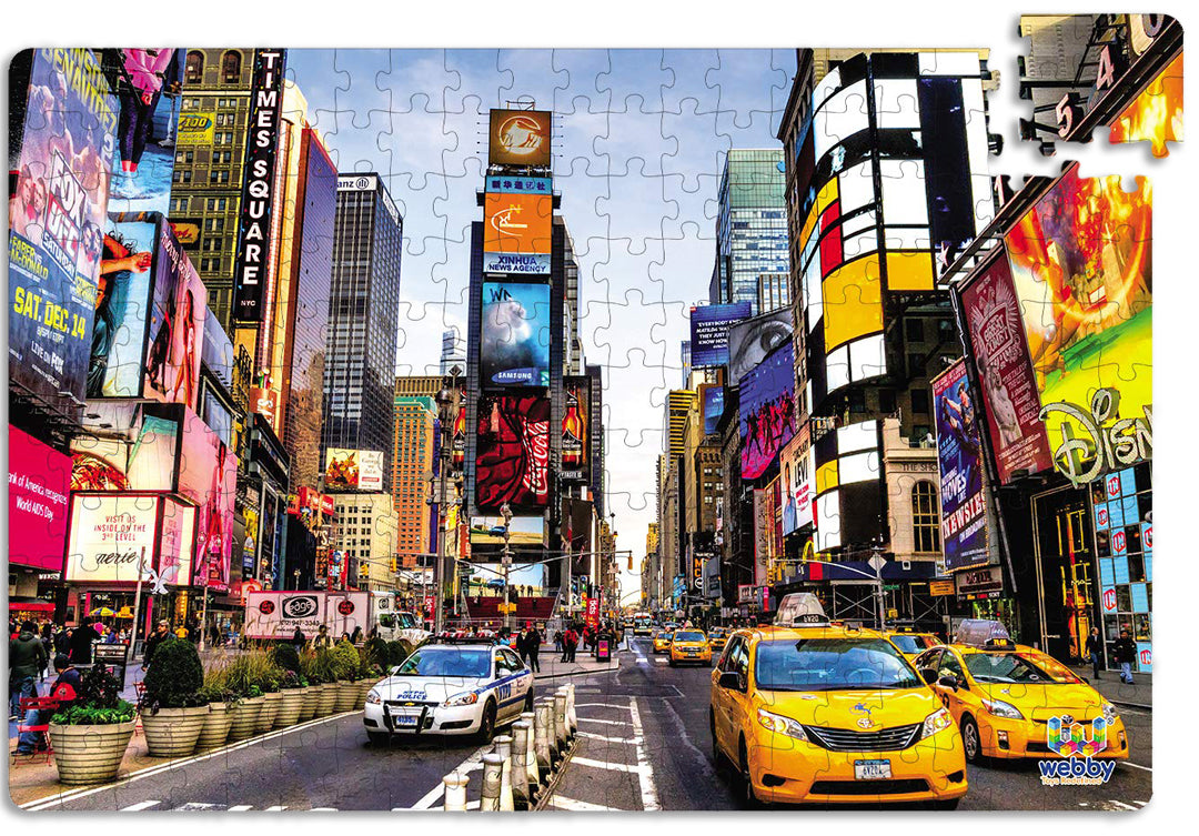 Webby Times Square, New York Jigsaw Puzzle, 252 pieces