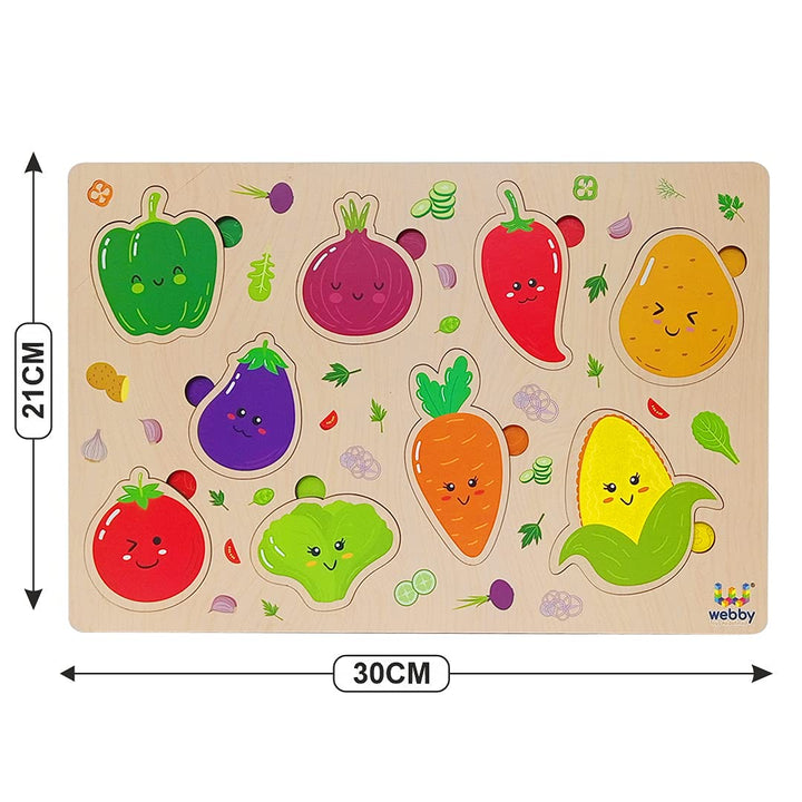 Webby 12x8 Wooden Board Finger Puzzle