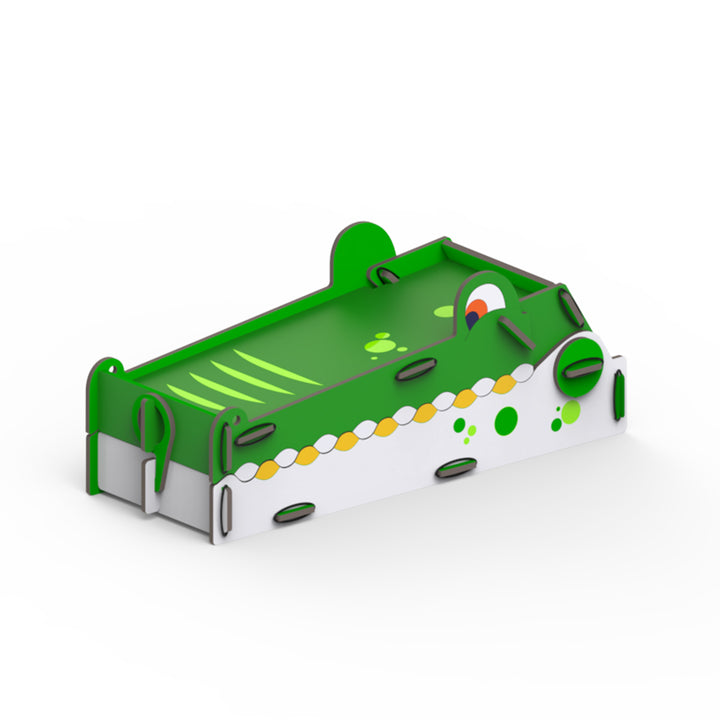 Webby DIY Animal Themed Crocodile Wooden Pencil Box