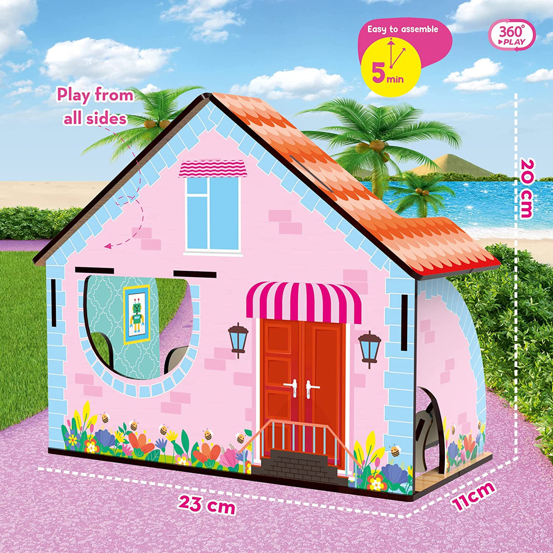 Webby Dream Girl Beach House Wooden Doll House