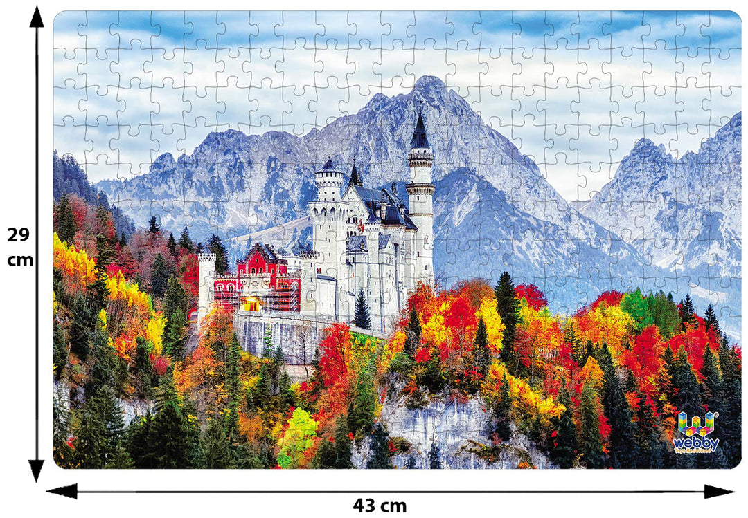 Webby Neuschwanstein Medieval Castle Jigsaw Puzzle, 252 pieces